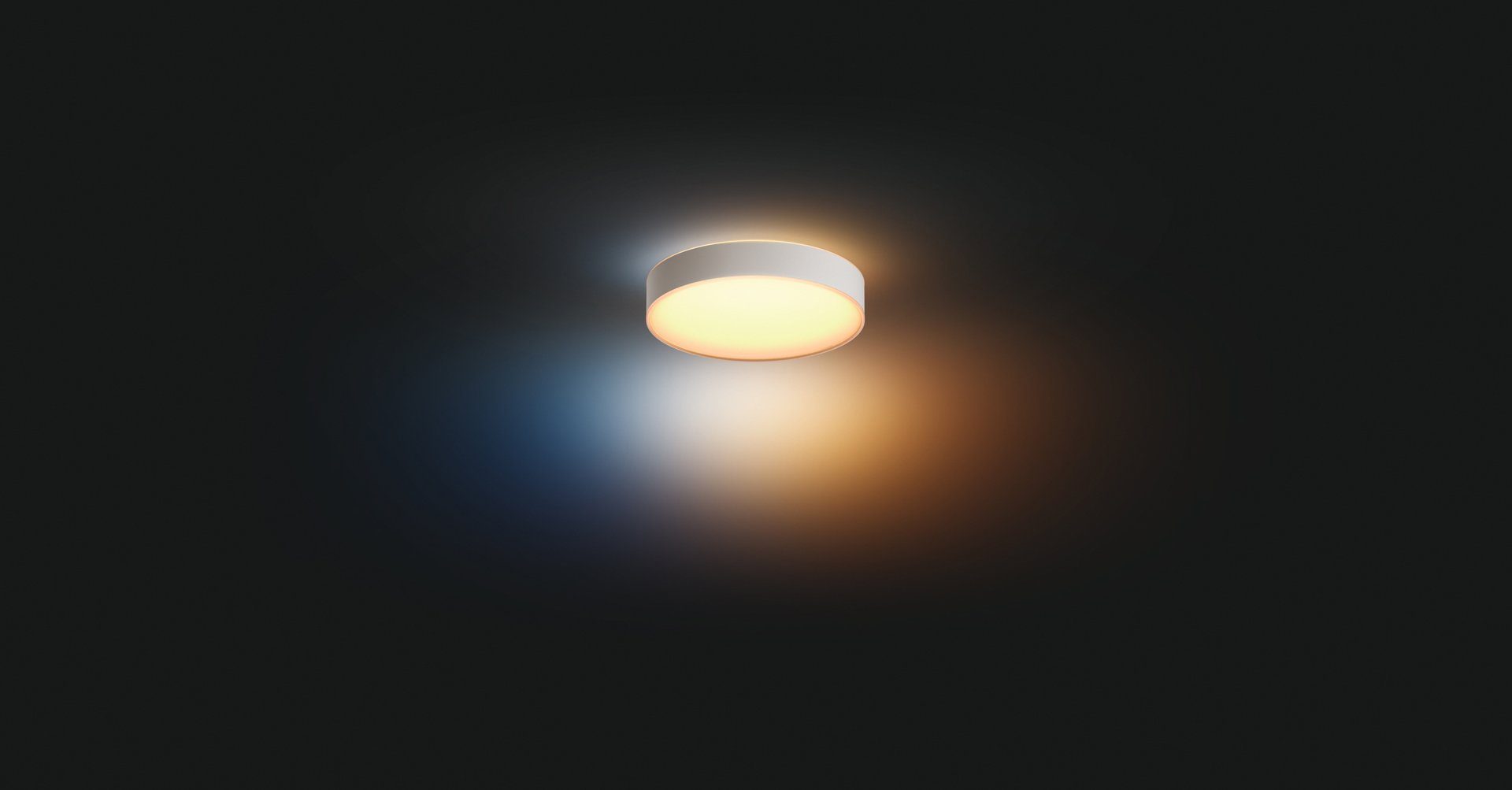 Philips Hue LED Deckenleuchte Devere, Dimmfunktion, LED fest integriert, Warmweiß