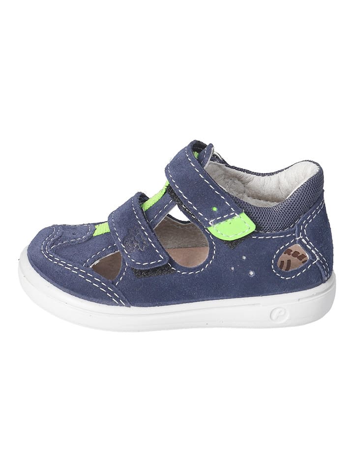 PEPINO Leder-Halbsandalen in Dunkelblau günstig kaufen