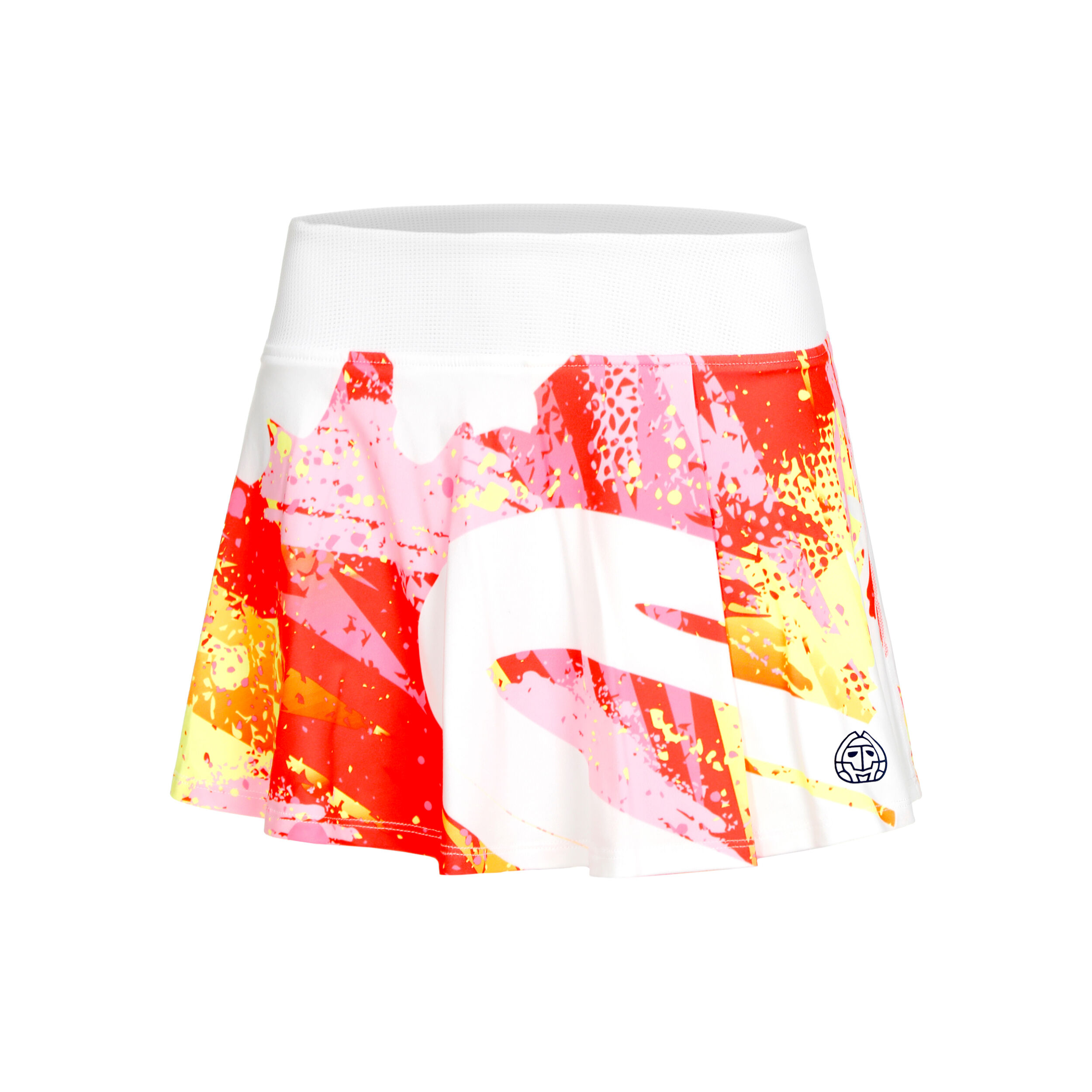 Wild Arts Printed Wavy Rock Damen - Weiß, Mehrfarbig