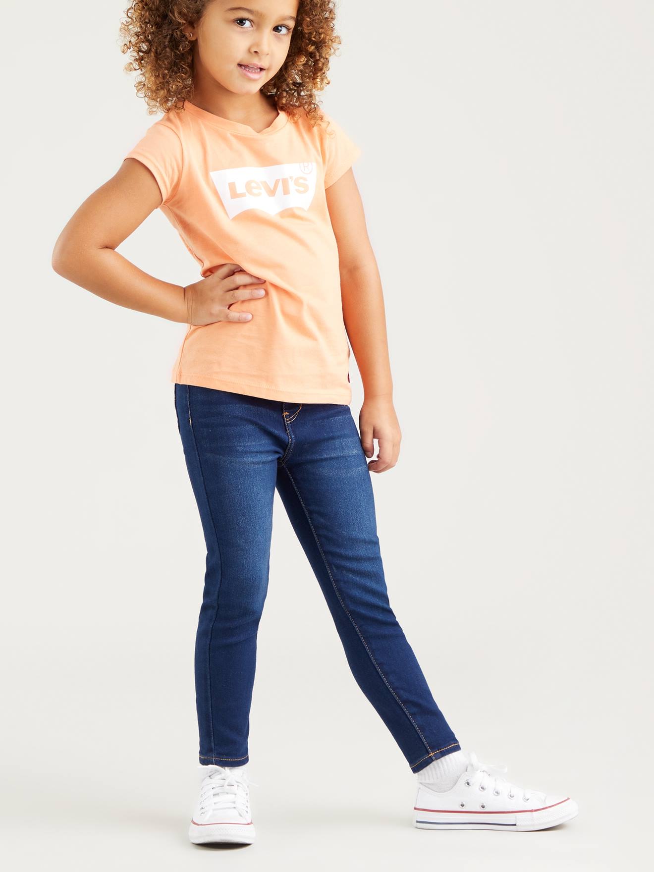 Legging Pull on Fille Levi's bleu
