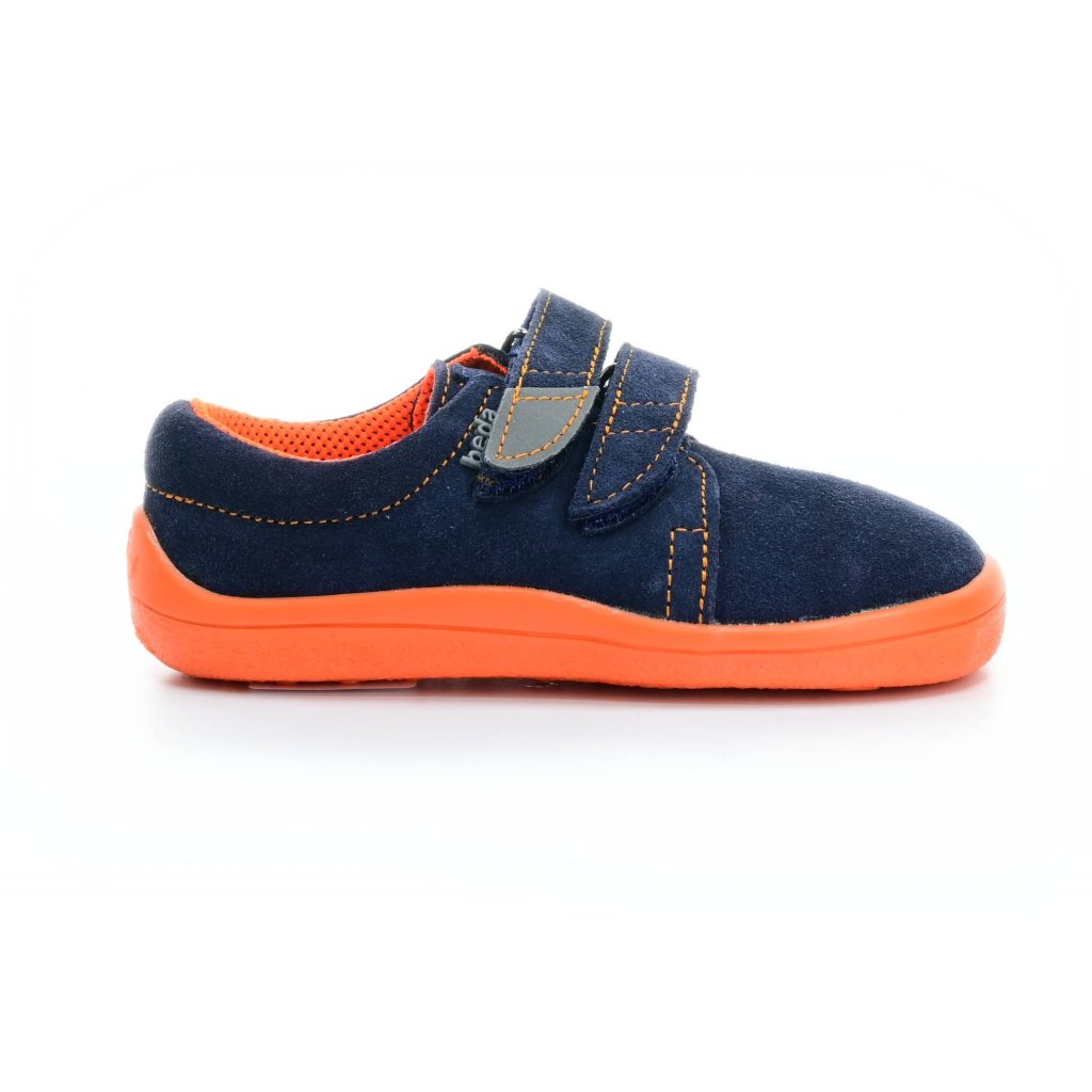 Beda Mandarine Blau Barfuß-Halbschuhe (BF 0001/W/low)