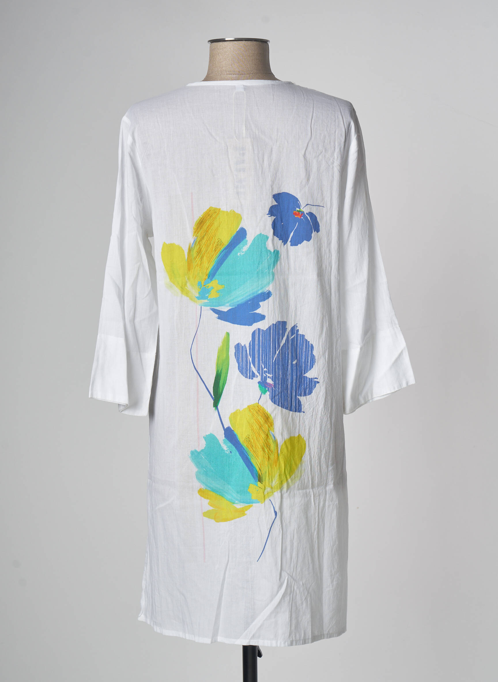 Palme Tuniquemanchelongue Femme couleur blanc