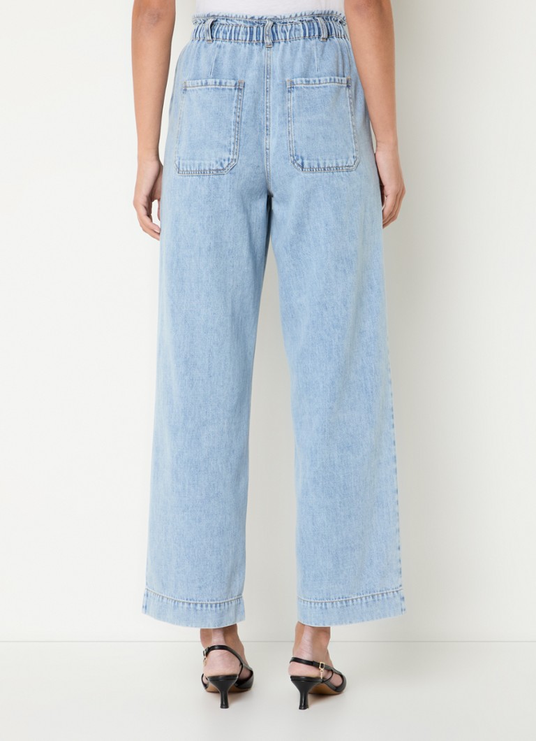 Calça jeans Rails Ryan de cintura alta e modelagem solta, em mistura de lyocell com cordão.