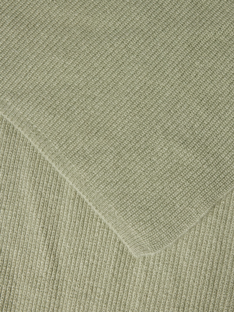 Schal aus Kaschmir in unifarbenem Design in lindgrün