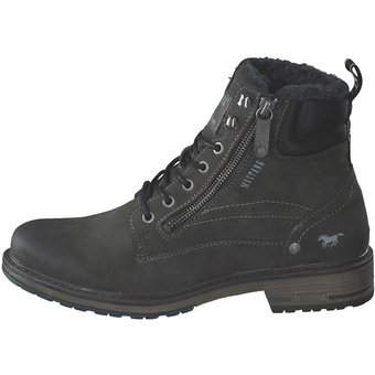 Mustang Schnür Boots in grau