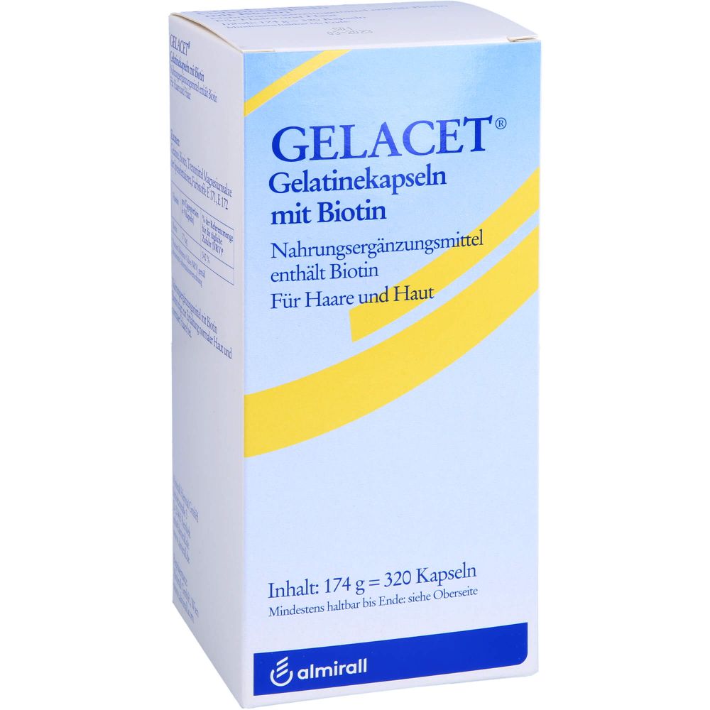 GELACET Gelatinekapseln mit Biotin