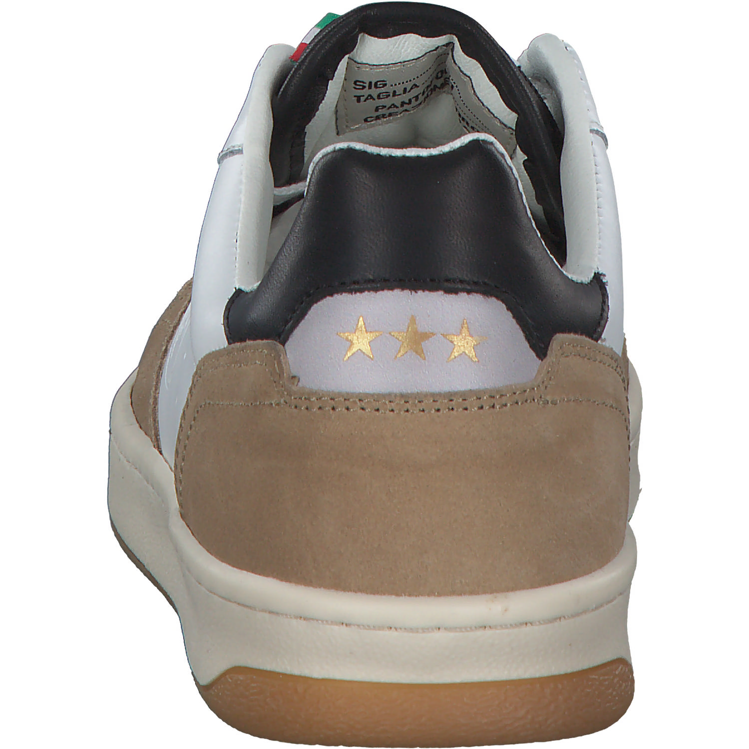 Pantofola d´Oro Vieste Uomo Low 10231065, Klassische- & Business Schuhe, Herren, BRIGHT WHITE/BLACK