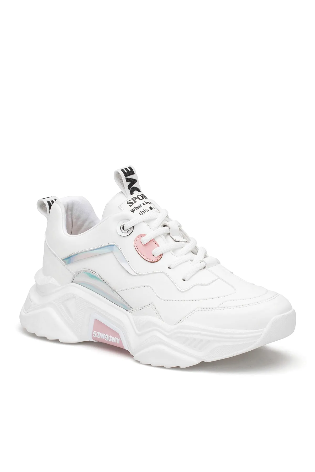 DARK SEER  Weißer Powder-Sneaker für Damen