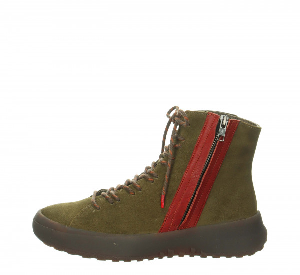 KUSABI Sneaker high - Olive/Kombi