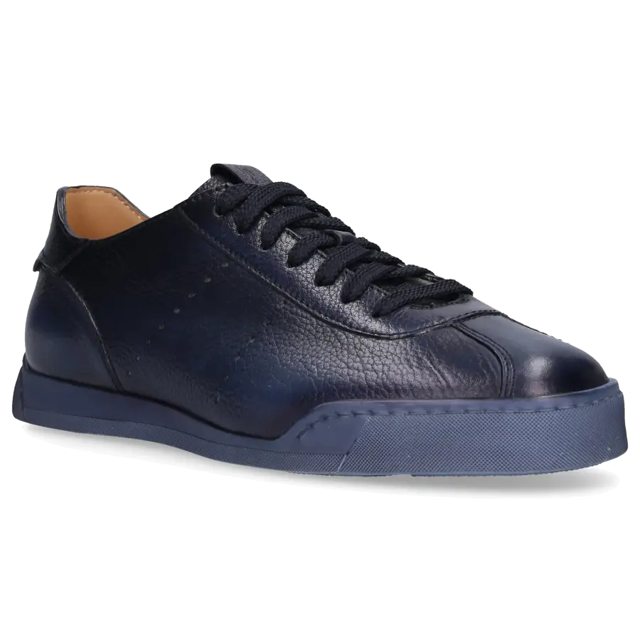 Santoni - Sneaker low 21322 Kalbsleder - blau