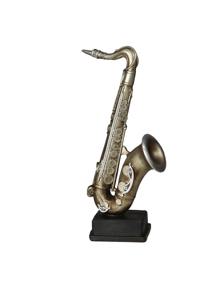 Ambiente Haus Saxophon Figur in Antiksilber -  S günstig kaufen onesize