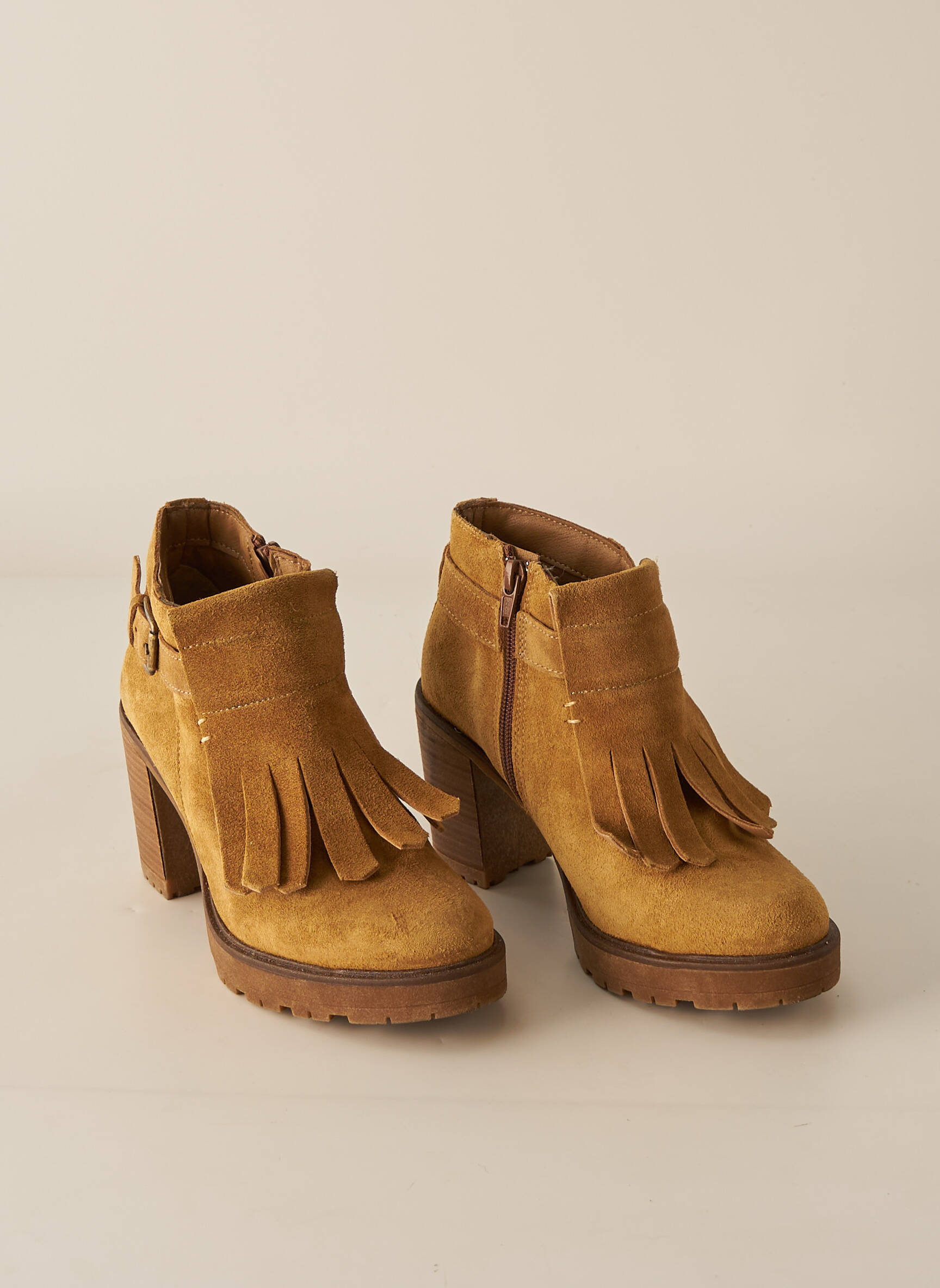 Mustang Bottines Femme couleur jaune