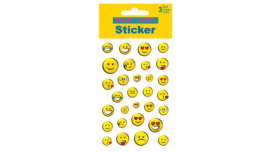 PAP-ART Sticker Smily