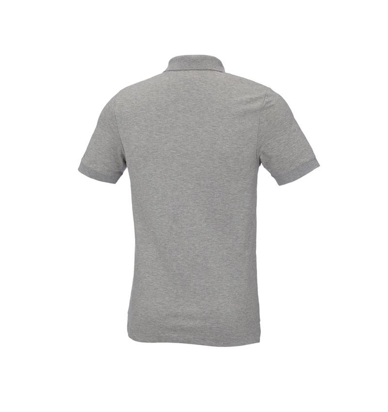 e.s. Piqué-Polo cotton stretch, slim fit