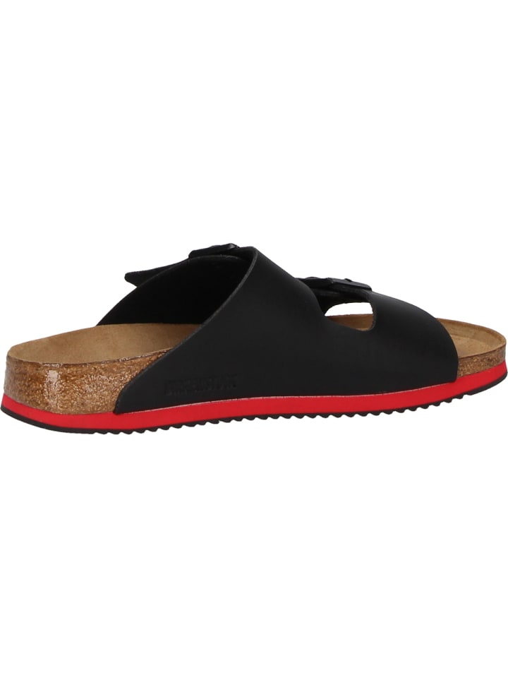 Birkenstock Sandalen Arizona SL schmale Weite in schwarz/rot günstig kaufen