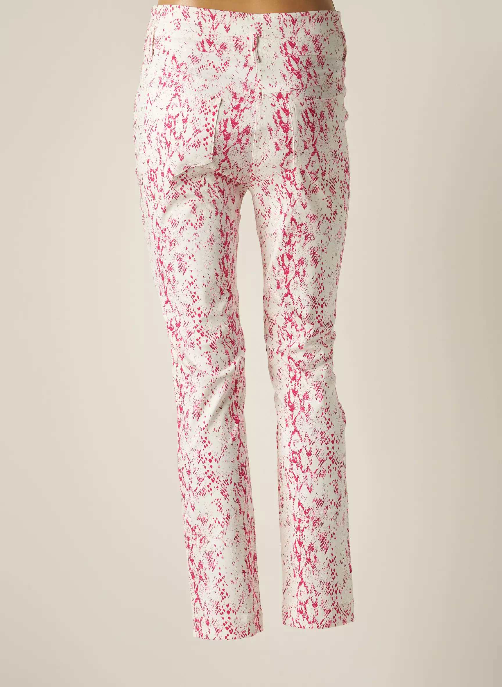 Jus D Orange Pantalons Slim Femme couleur blanc