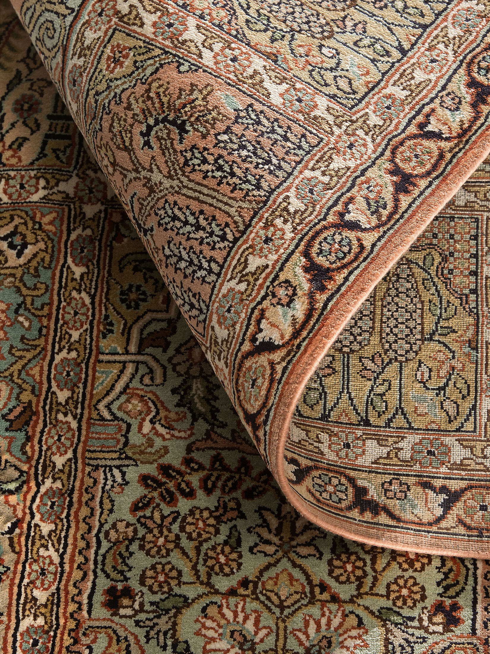 Kaschmir Seide 16/16 ca. 172 x 248 cm, Unikat / Einzelstück