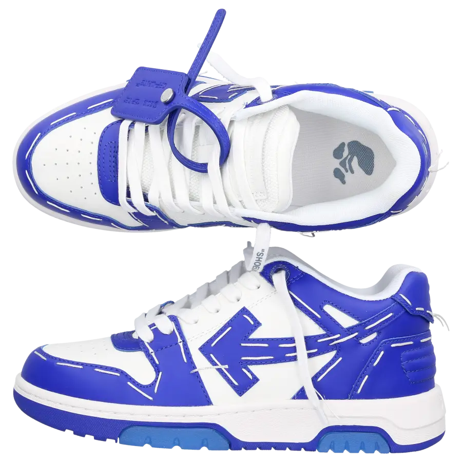 Off-White - Sneaker low OUT OF OFFICE Kalbsleder - blau