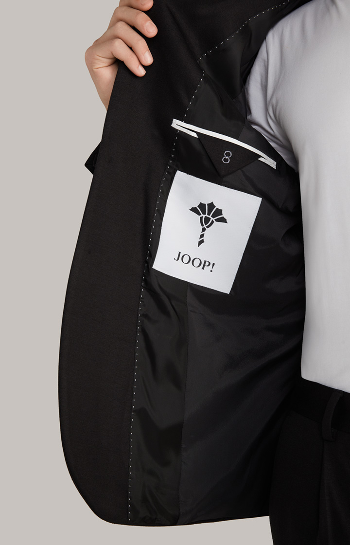 Jersey-Baukasten-Sakko Dash in Schwarz