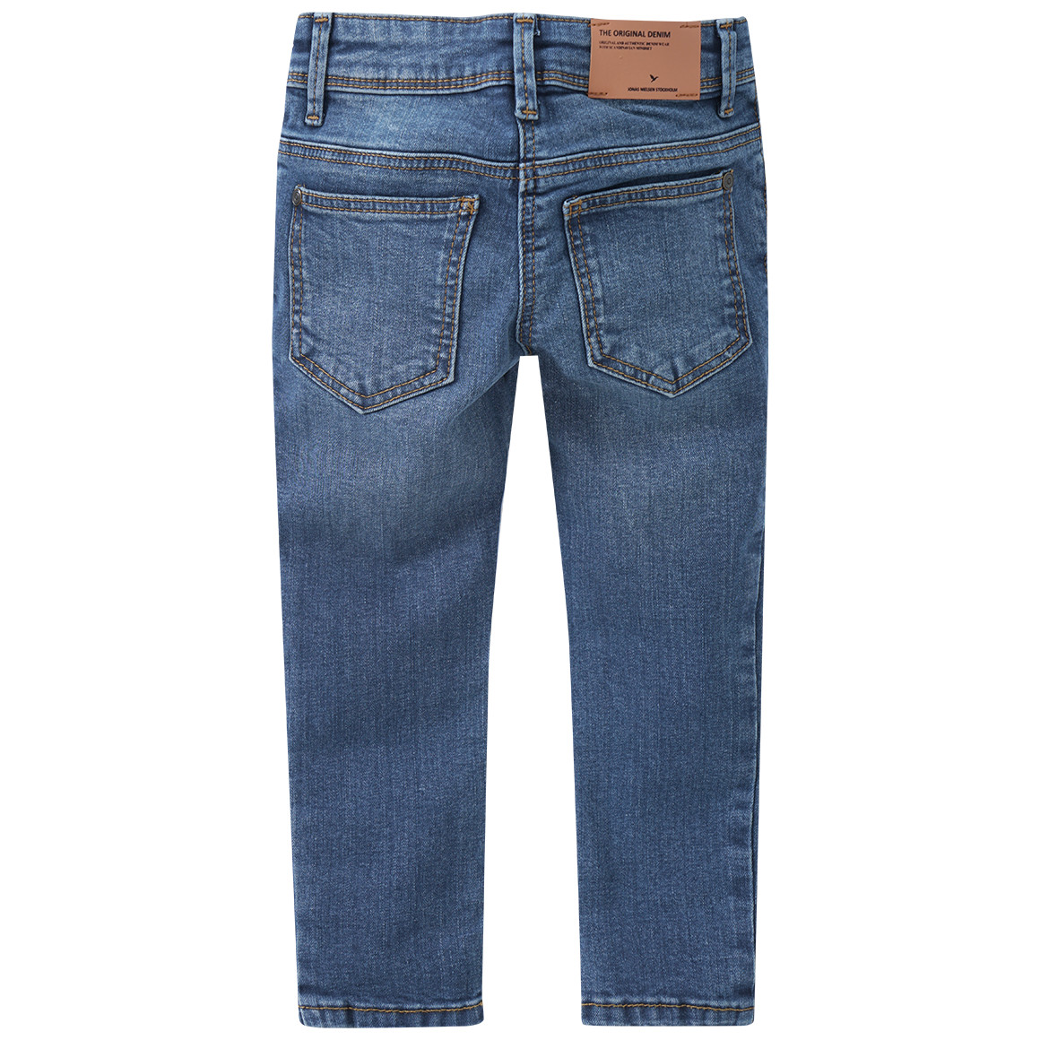 Mädchen Slim-Jeans mit verstellbarem Bund