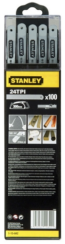 Stanley 2-15-842 metallsagblad 300 mm - 24T/tomme (5 stk/kartong)