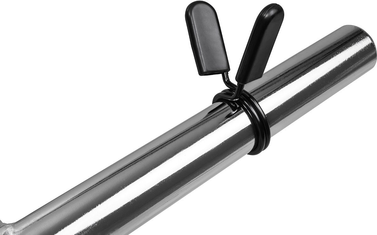 Miweba Sports Hantel-Set Federverschlüsse für Langhanteln 30/31mm, (2er-Set, Robuste Federverschlüsse aus Stahl, 8.0 x 7.0 x 2.0 cm), Hantelverschlüsse - Hantelverschluss - Hantelklemmen - Universal