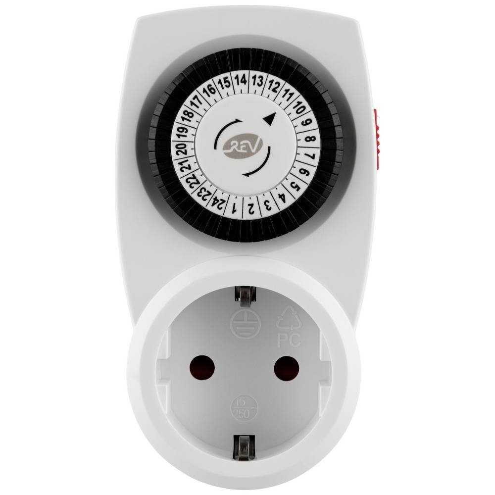 REV Zeitschaltuhr innen mechanisch kompakt 48 Smart-Home-Steuerelement, EIN/AUS-Programm