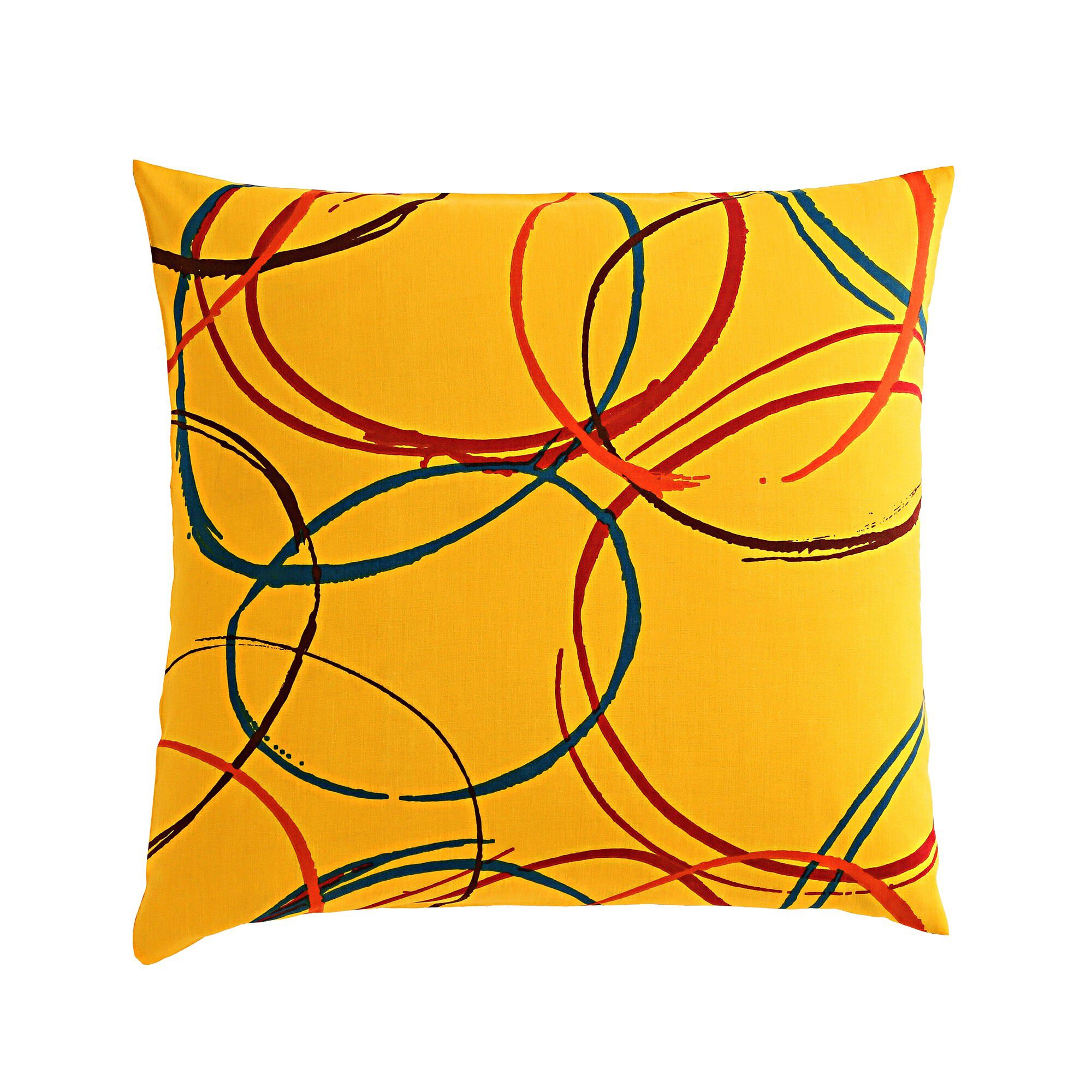 Linge de lit Noémie polycoton imprimé cercles