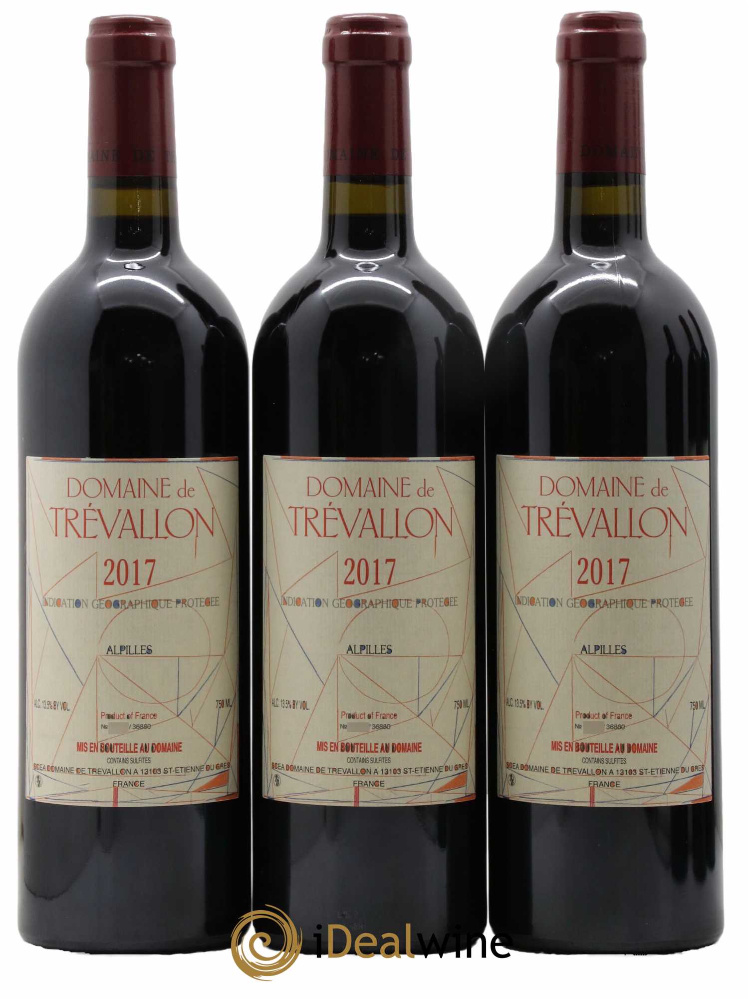 IGP Alpilles Trévallon (Domaine de) Eloi Dürrbach  2017 - Lot de 6 Bouteilles