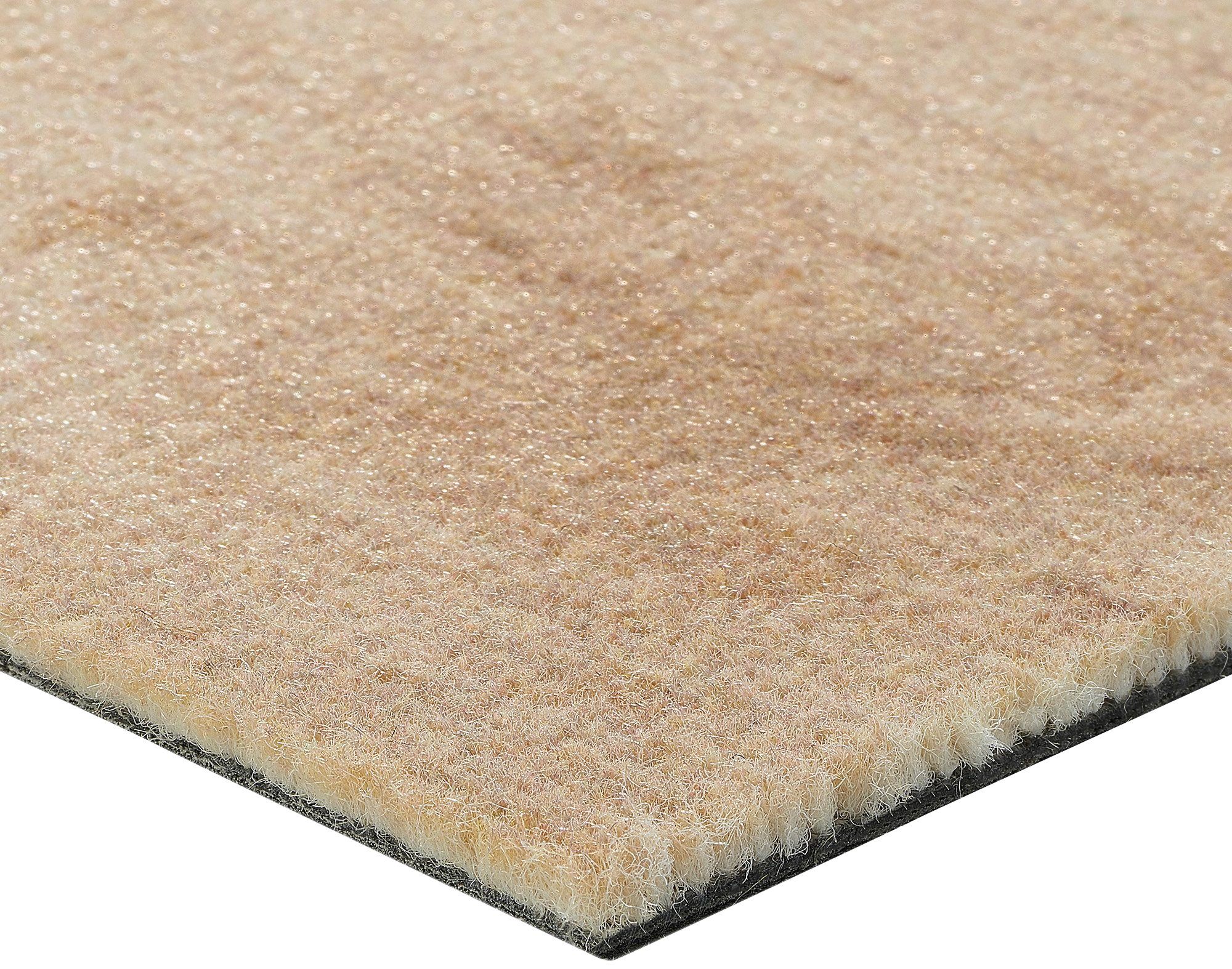 Teppichfliese Velour Holzoptik Eiche natur, Infloor, rechteckig, Höhe: 6 mm, 14 Stück, 4 m², 25 x 100 cm, selbsthaftend, für Stuhlrollen geeignet