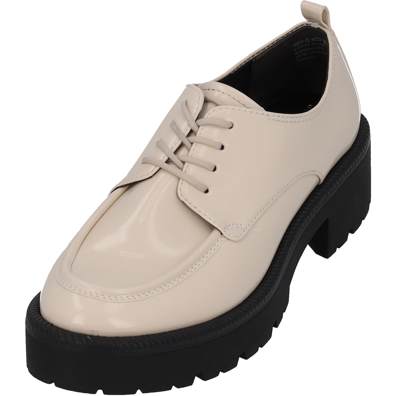Tamaris 23751-41, Schnürschuhe, Damen, Ivory