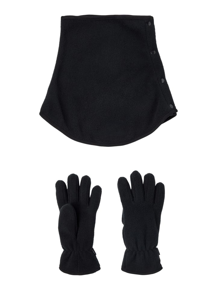 name it Schlupfschal & Fingerhandschuhe im Set in black günstig kaufen