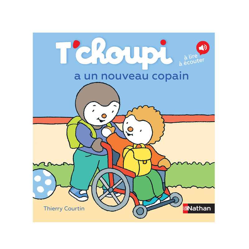 Livre T'choupi a un nouveau copain - Nathan Jeunesse