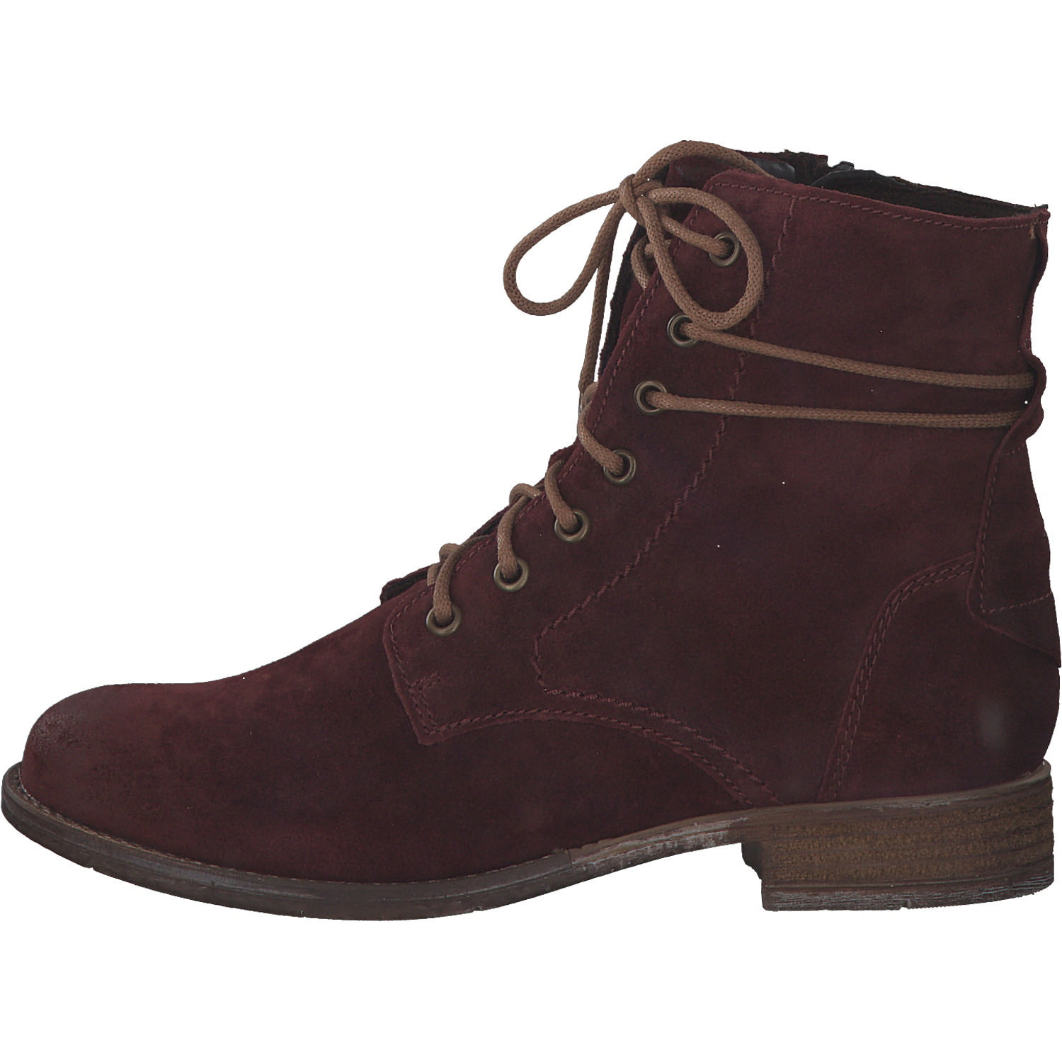 Josef Seibel Sienna 70 99670, Schnürstiefeletten, Damen, Dunkelrot