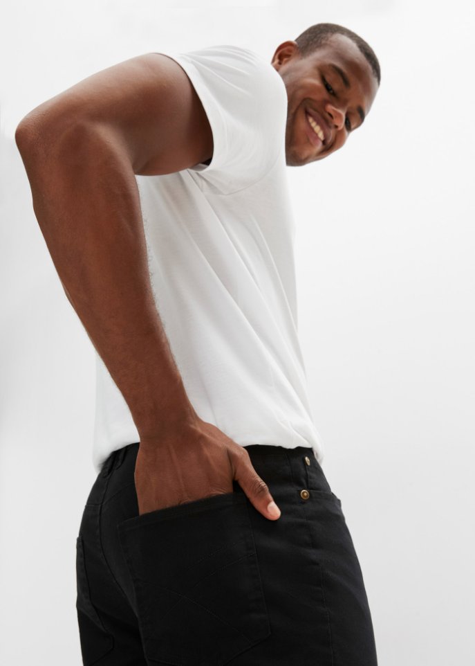 Classic Fit Stretch-Thermohose, Straight