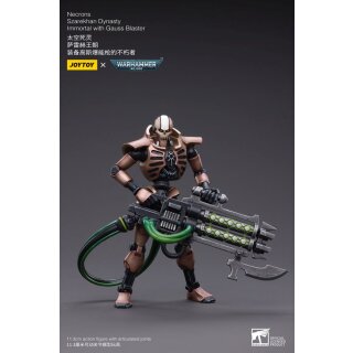 Warhammer 40k Actionfigur: Necrons - Szarekhan Dynasty Immortals with Gauss Blaster (2er-Pack)
