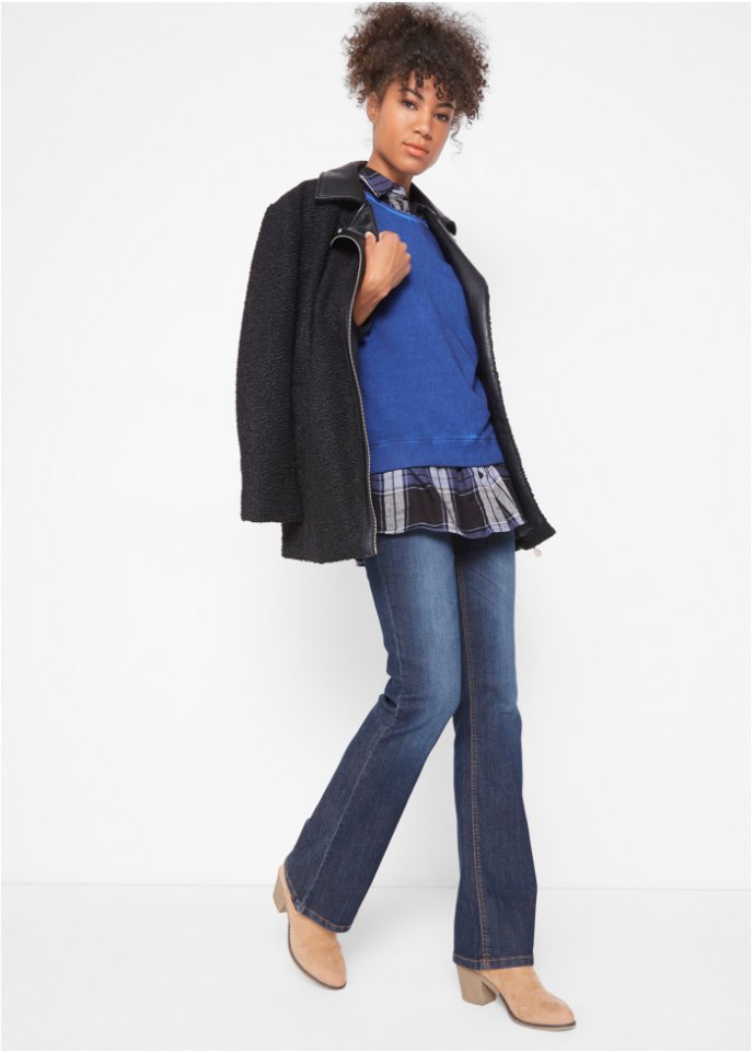 Komfort-Stretch-Jeans, Bootcut