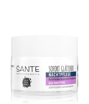Sante Sofort glättende Nachtpflege Natürliches Hyaluron & Parakresse Nachtcreme-50 ml