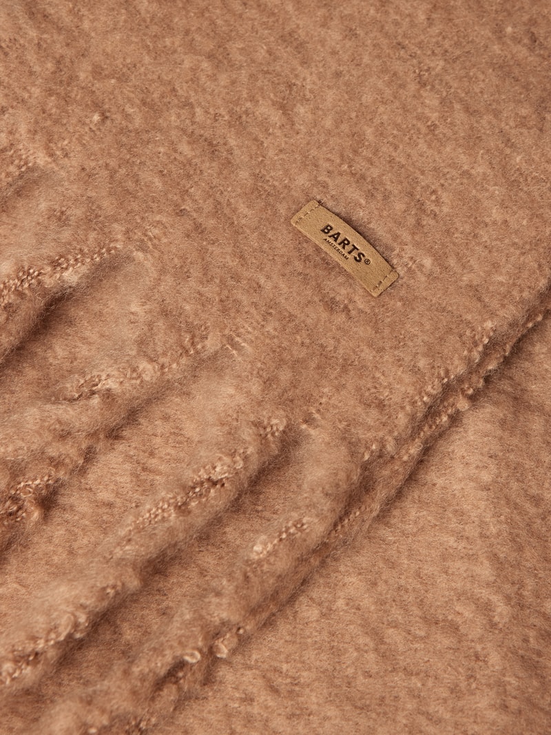 Schal mit Fransen Modell 'Fyone' in beige