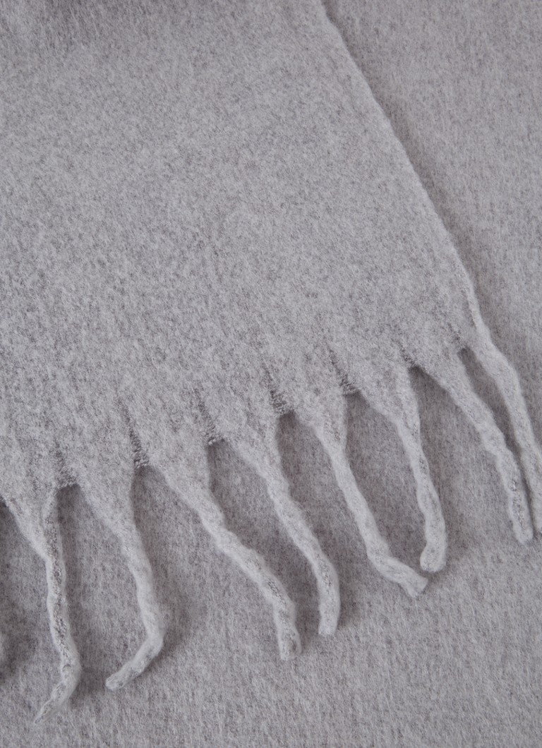 Sciarpa vintage americana in misto lana di alpaca, 195 x 40 cm