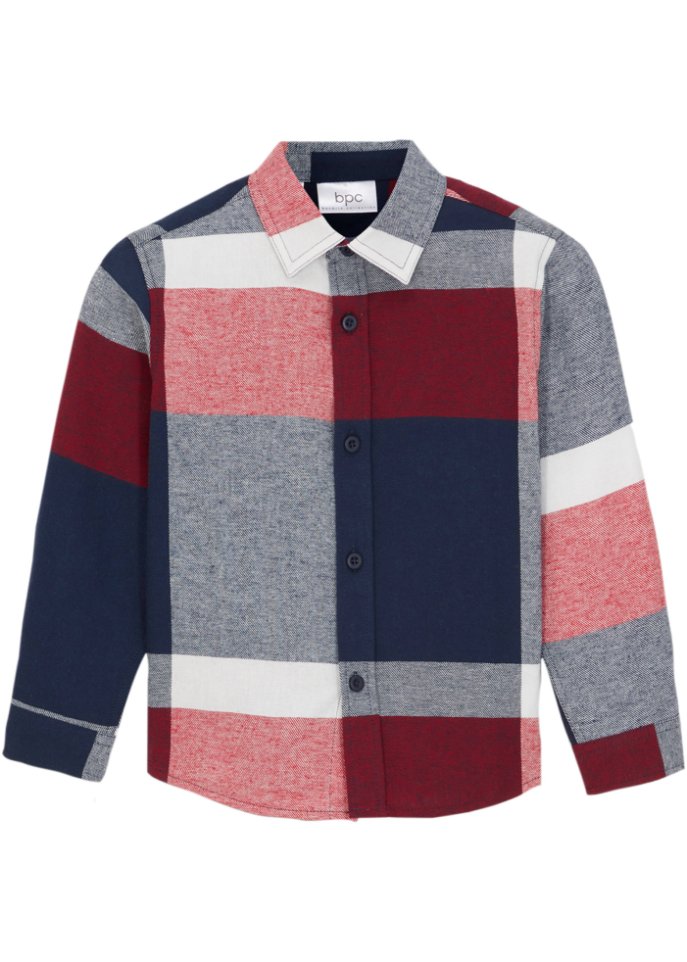 Jungen Flanellhemd mit Druck