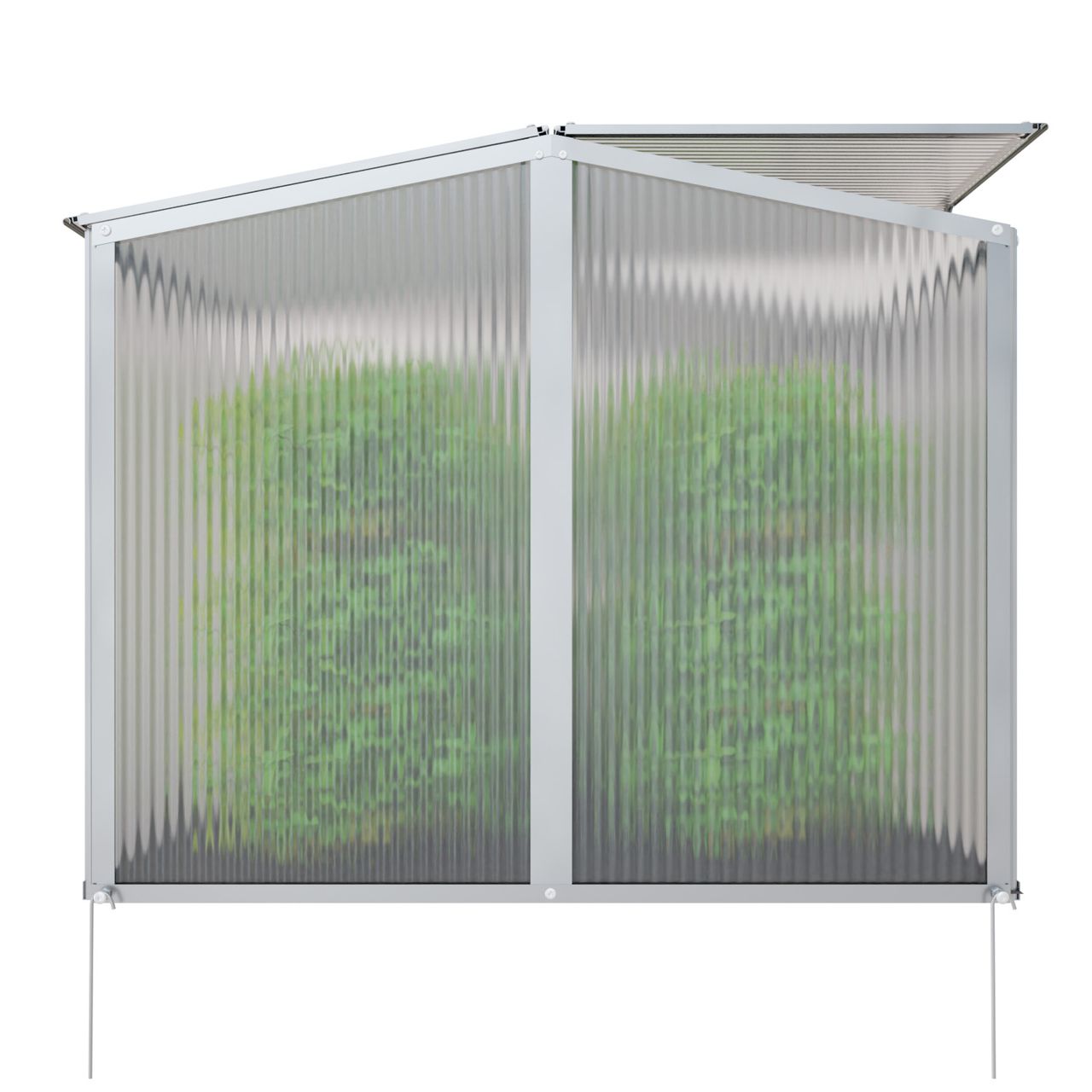 Garmio Frühbeet Mini Gewächshaus Protea Dachfenster, UV-Schutz, Alu Frühbeet, Mini-Gewächshaus