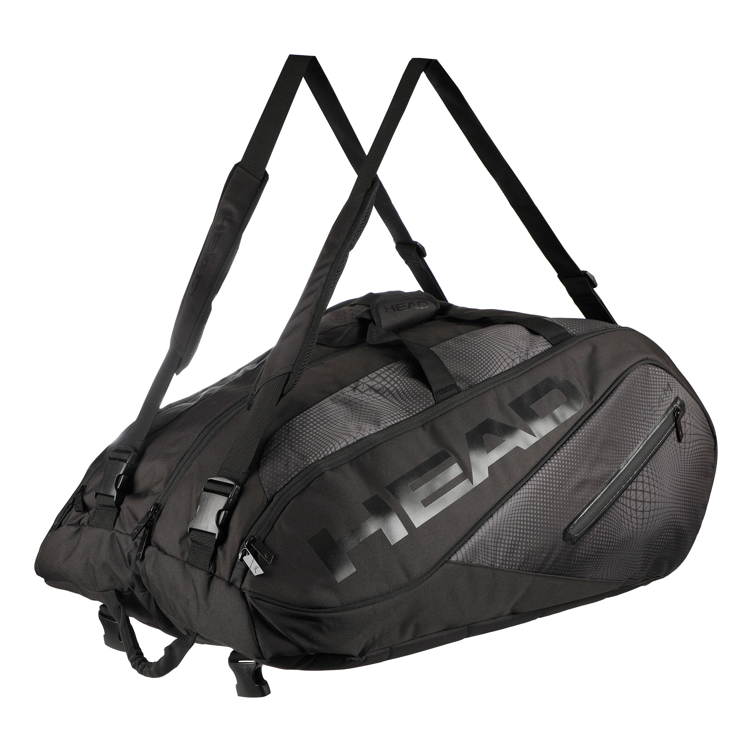 Tour Team 15R Megacombi Schlägertasche Special Edition - Schwarz, Schwarz Glänzend