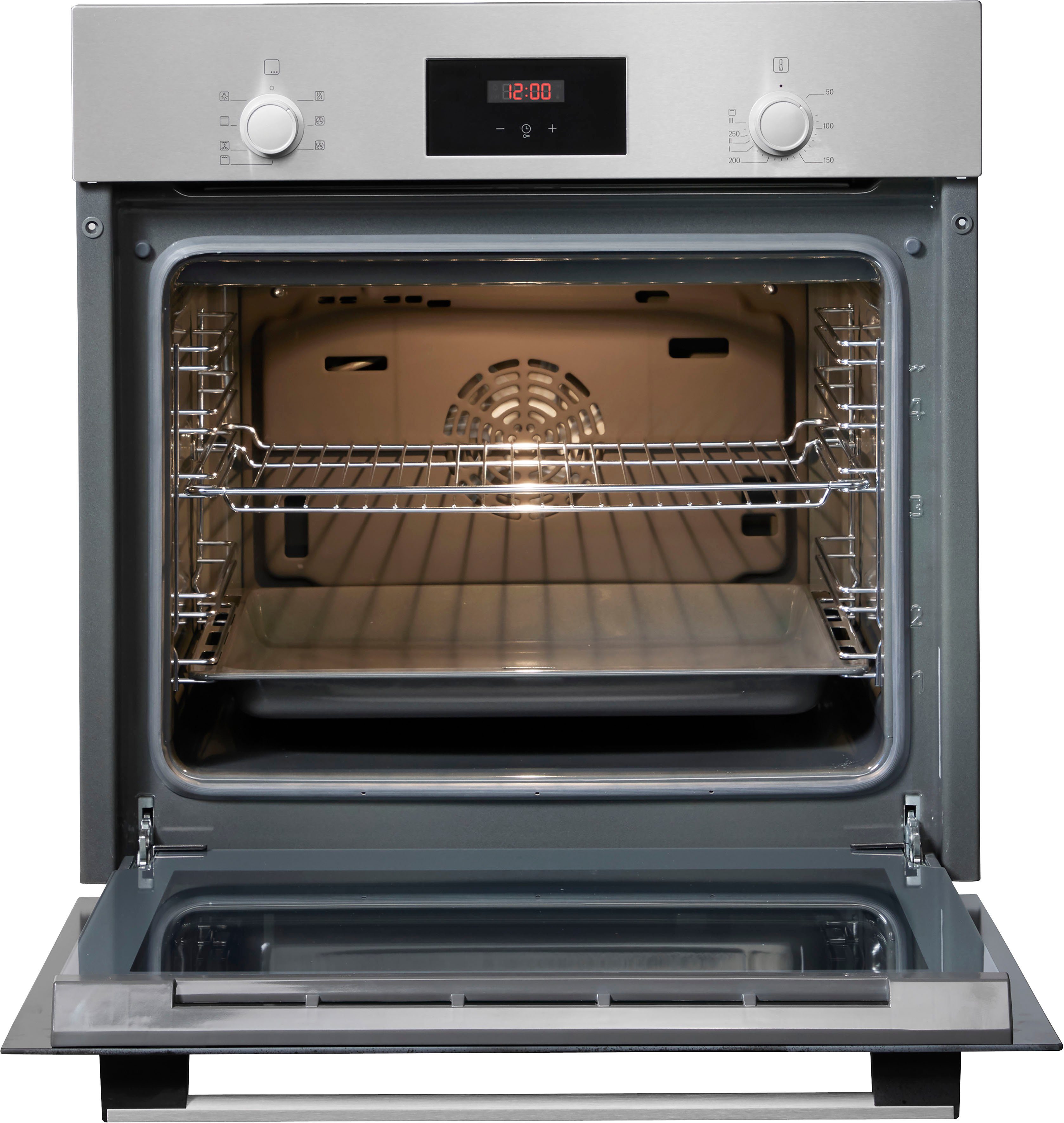 BOSCH Einbaubackofen Serie 2 HBF133BR0, mit Teleskopauszug nachrüstbar, ecoClean Direct