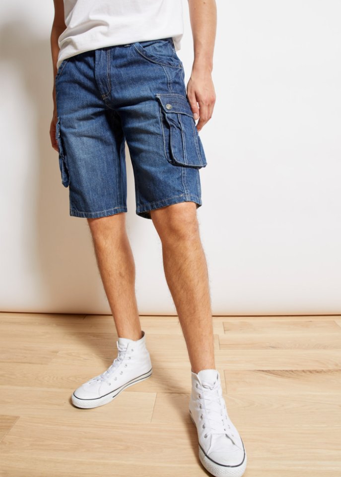 Cargo-Jeans-Bermuda Regular Fit