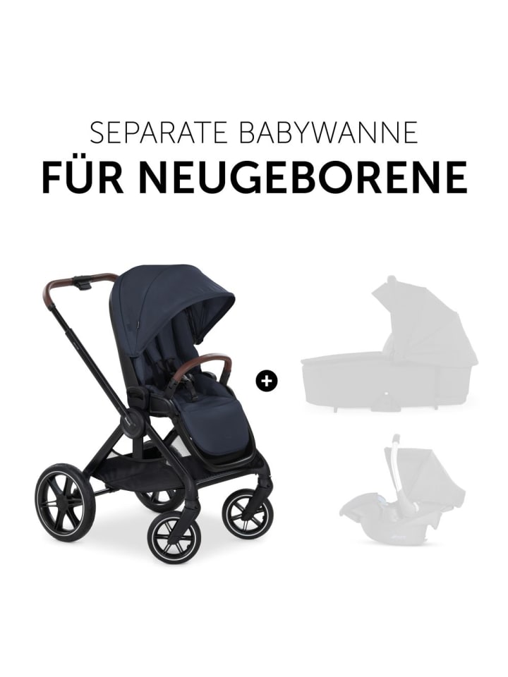 Hauck Buggy & Sportwagen Walk N Care mit Liegefunktion und in schwarz,blau günstig kaufen onesize