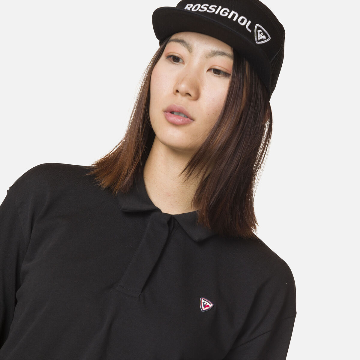 Kurzes Polohemd für Damen
