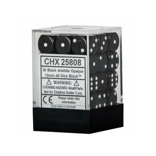 Schwarz-Weiß 36xW6 Set (undurchsichtig)