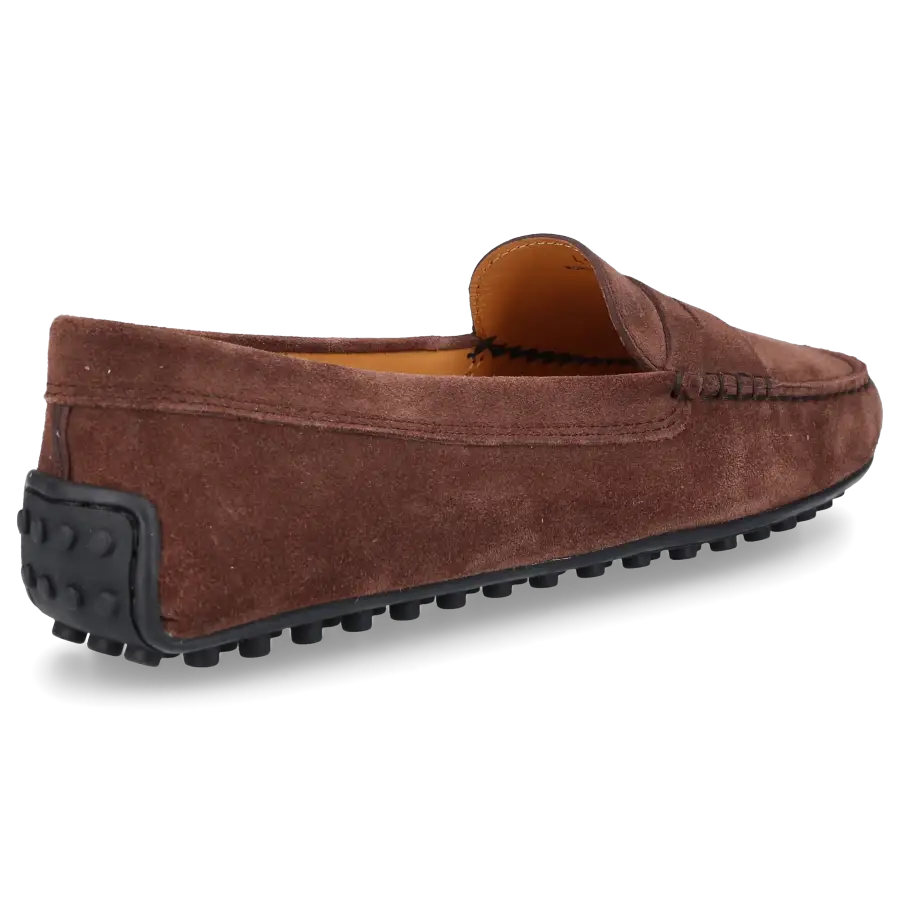 Tod's - Mokassins CITY GOMMINO Veloursleder - braun