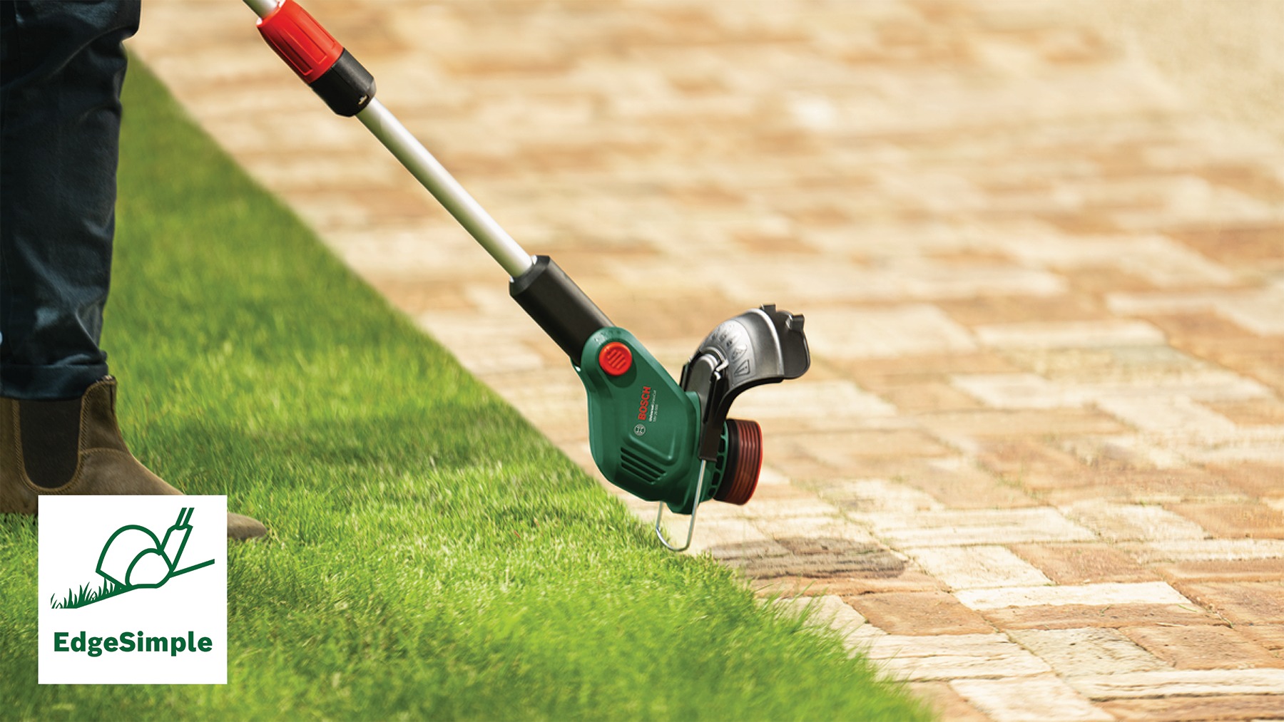 Desbrozadora inalámbrica Bosch Green 06008C1F04 UniversalGrassCut 18V-26-500 (baterías y cargador no incluidos)